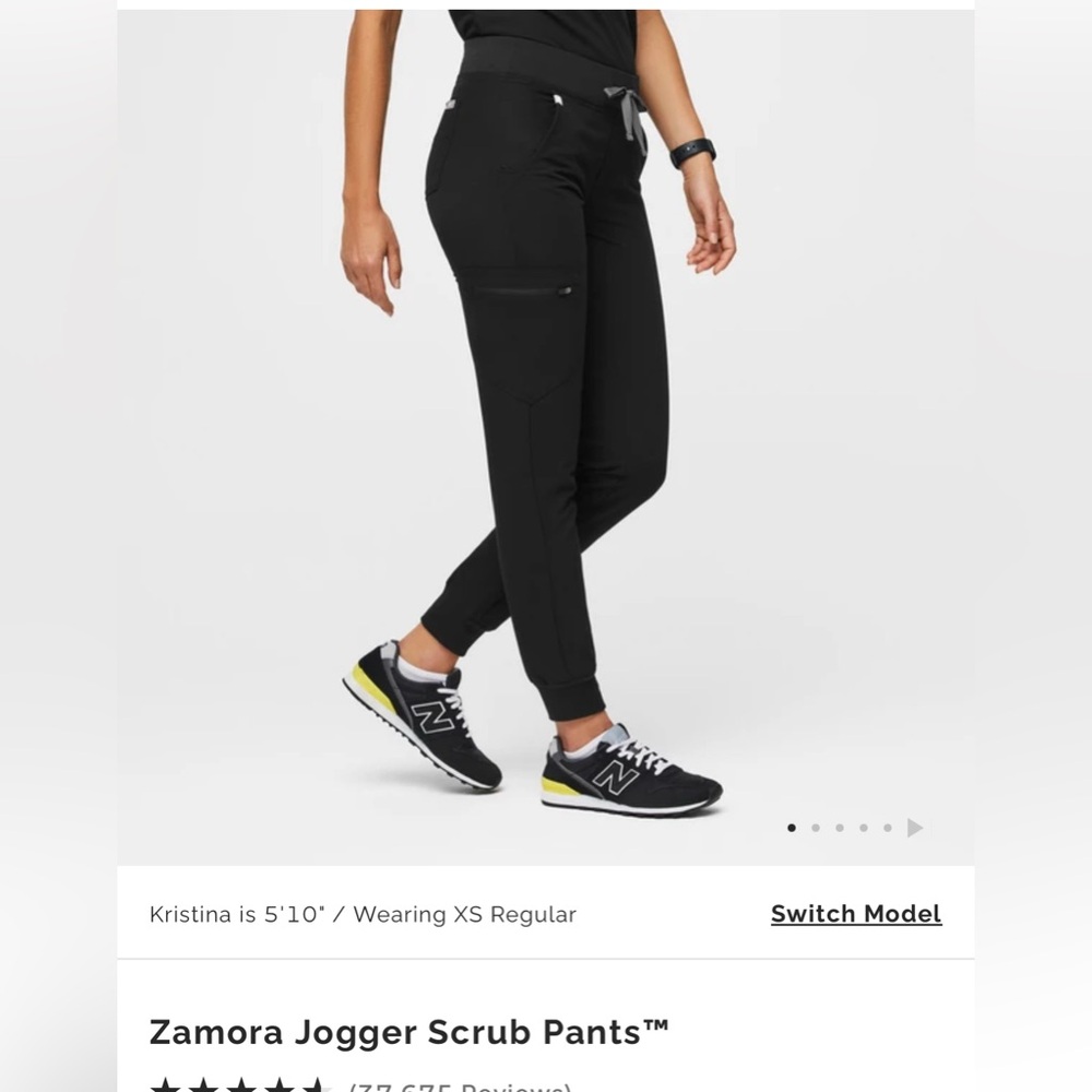Figs Zamora Jogger pants in slate blue size S